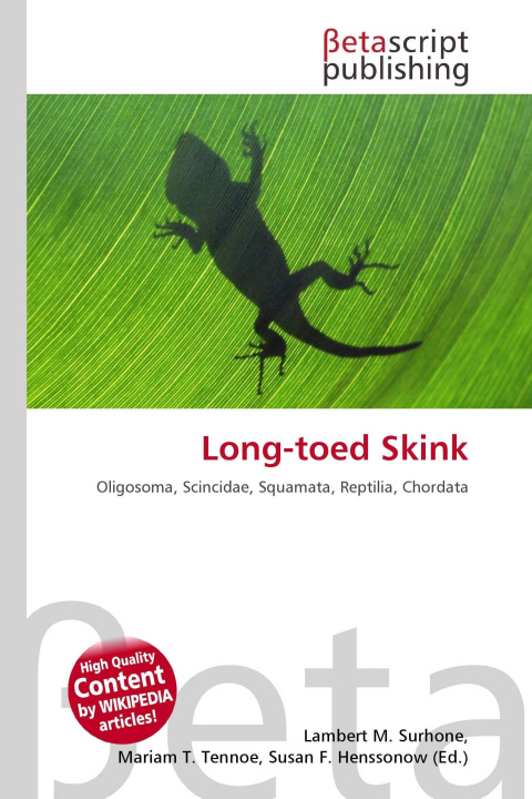 Kniha Long-toed Skink Mariam T. Tennoe