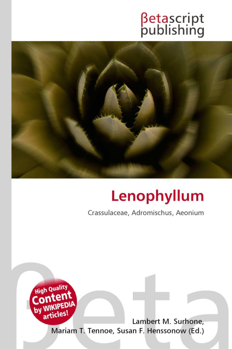 Kniha Lenophyllum Mariam T. Tennoe