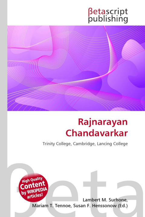 Knjiga Rajnarayan Chandavarkar Mariam T. Tennoe
