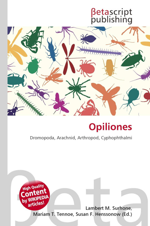 Kniha Opiliones Mariam T. Tennoe