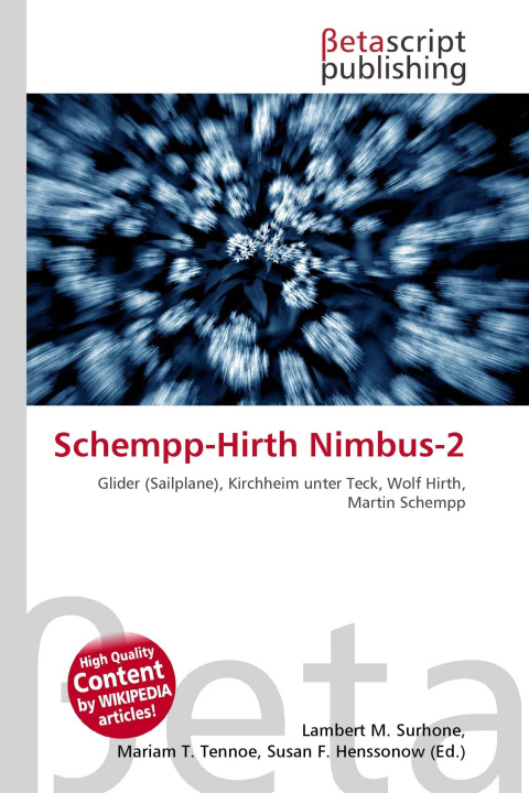 Kniha Schempp-Hirth Nimbus-2 Mariam T. Tennoe