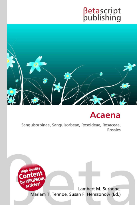 Kniha Acaena Mariam T. Tennoe