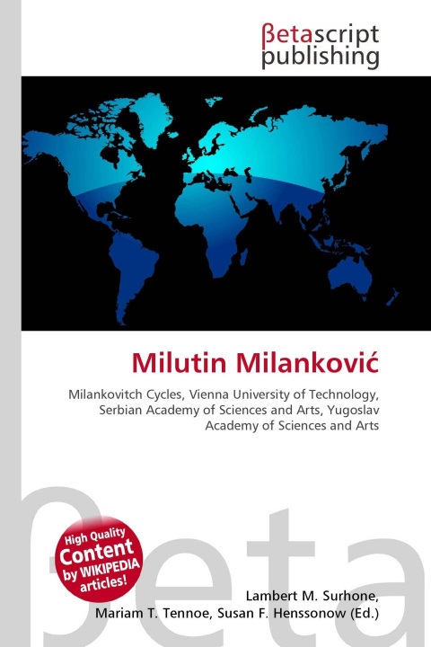 Kniha Milutin Milankovi¿ Mariam T. Tennoe