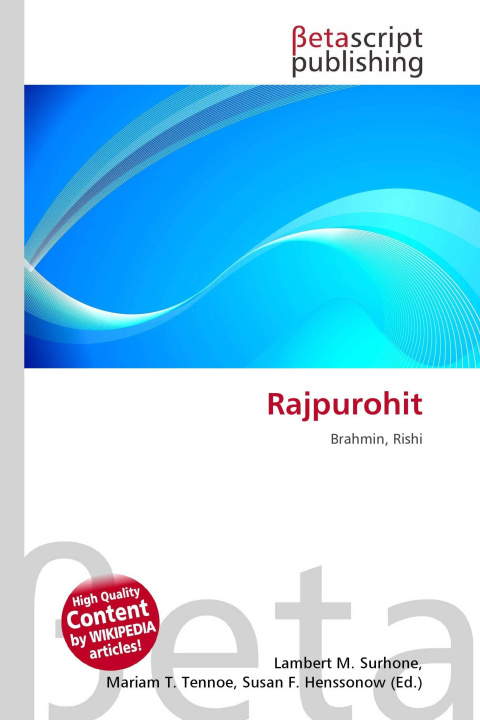 Kniha Rajpurohit Mariam T. Tennoe
