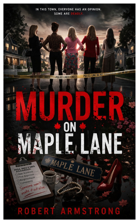 Kniha Murder on Maple Lane Robert Armstrong