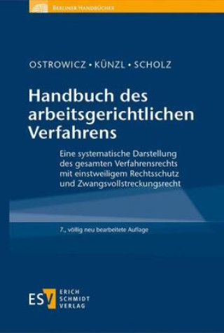 Knjiga Handbuch des arbeitsgerichtlichen Verfahrens Alexander Ostrowicz