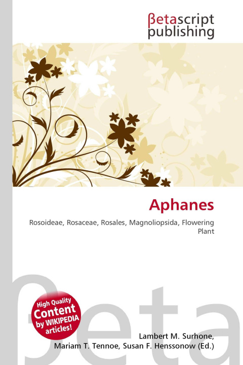 Kniha Aphanes Mariam T. Tennoe