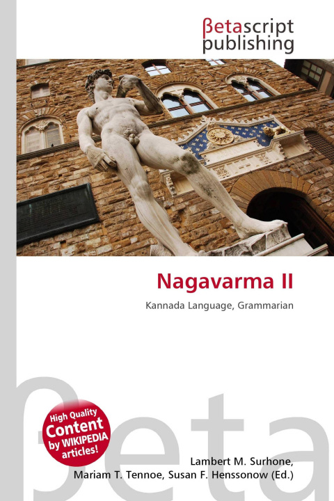 Kniha Nagavarma II Mariam T. Tennoe