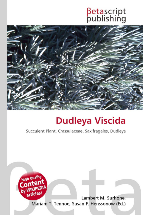 Kniha Dudleya Viscida Mariam T. Tennoe