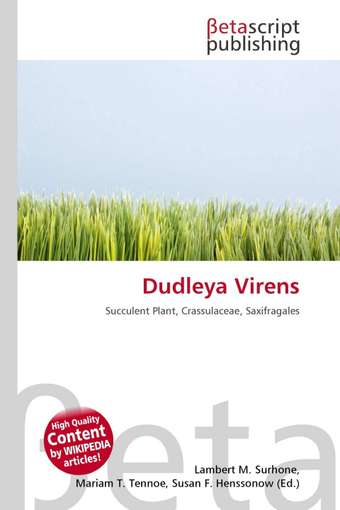 Kniha Dudleya Virens Mariam T. Tennoe