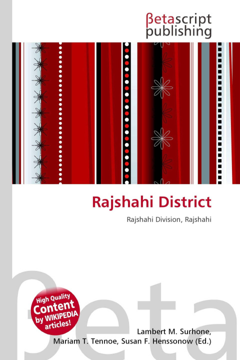 Kniha Rajshahi District Mariam T. Tennoe
