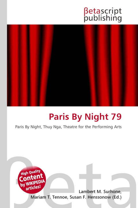 Knjiga Paris By Night 79 Mariam T. Tennoe