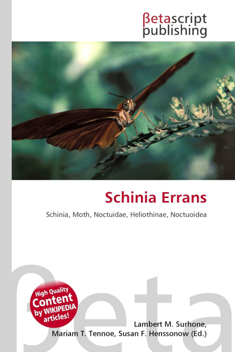 Kniha Schinia Errans Mariam T. Tennoe