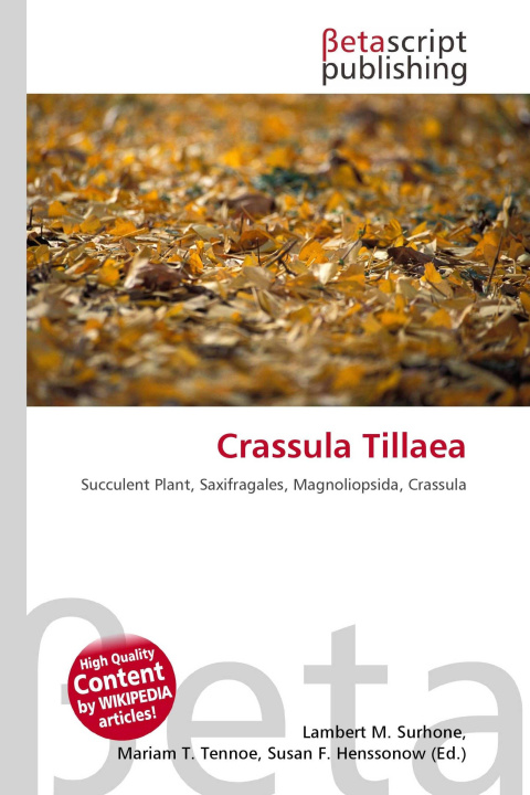 Kniha Crassula Tillaea Mariam T. Tennoe