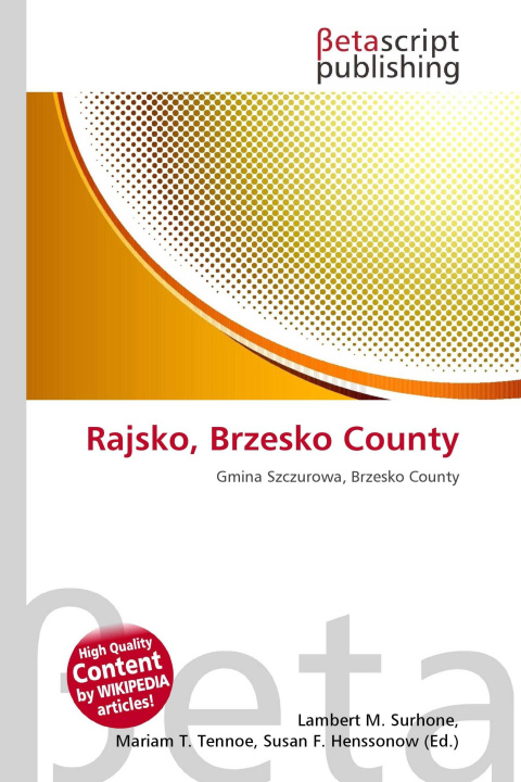 Kniha Rajsko, Brzesko County Mariam T. Tennoe