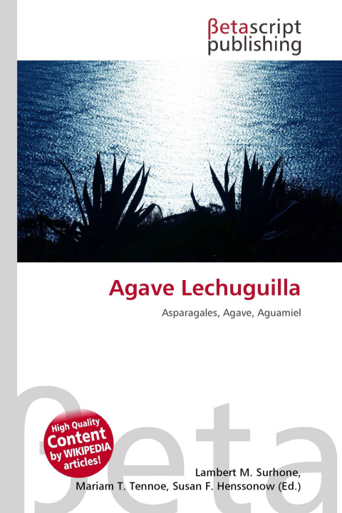 Kniha Agave Lechuguilla Mariam T. Tennoe