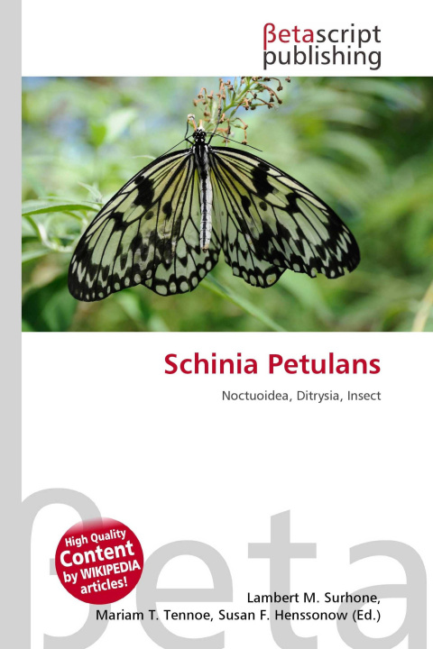 Könyv Schinia Petulans Mariam T. Tennoe
