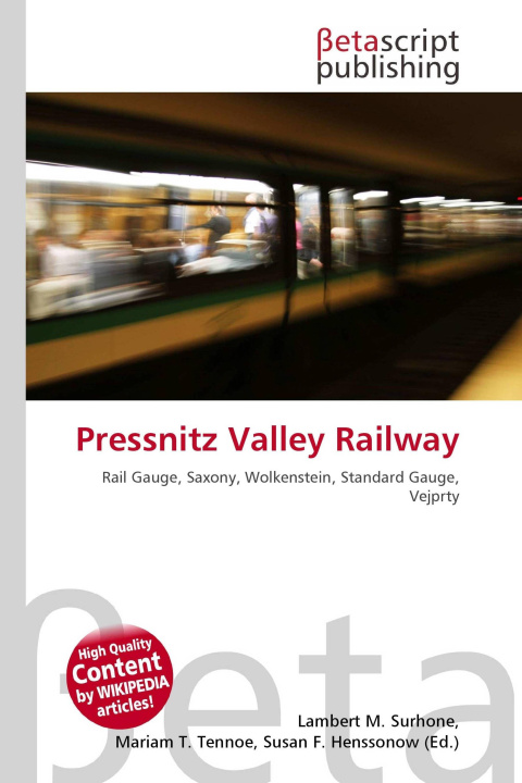 Kniha Pressnitz Valley Railway Mariam T. Tennoe