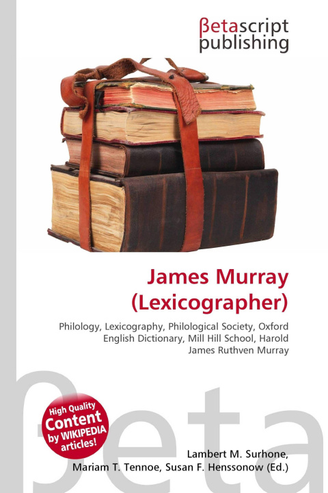 Kniha James Murray (Lexicographer) Mariam T. Tennoe