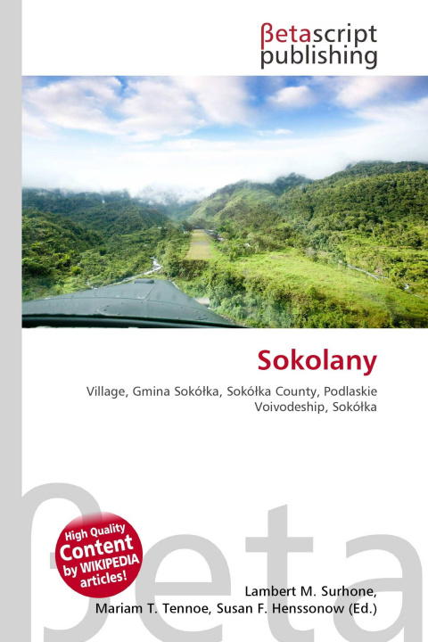 Kniha Sokolany Mariam T. Tennoe