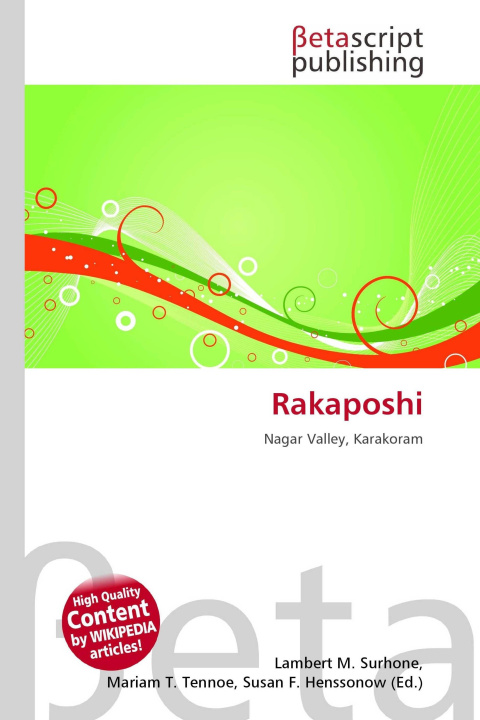 Kniha Rakaposhi Mariam T. Tennoe