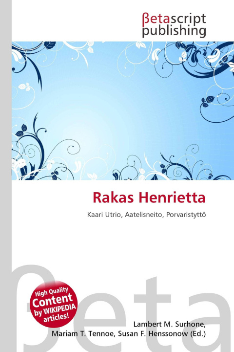 Kniha Rakas Henrietta Mariam T. Tennoe