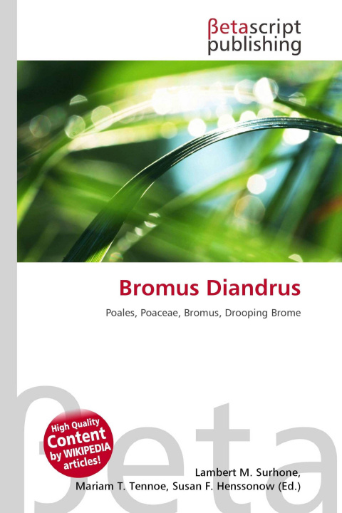 Kniha Bromus Diandrus Mariam T. Tennoe