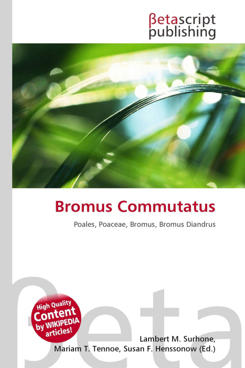 Kniha Bromus Commutatus Mariam T. Tennoe