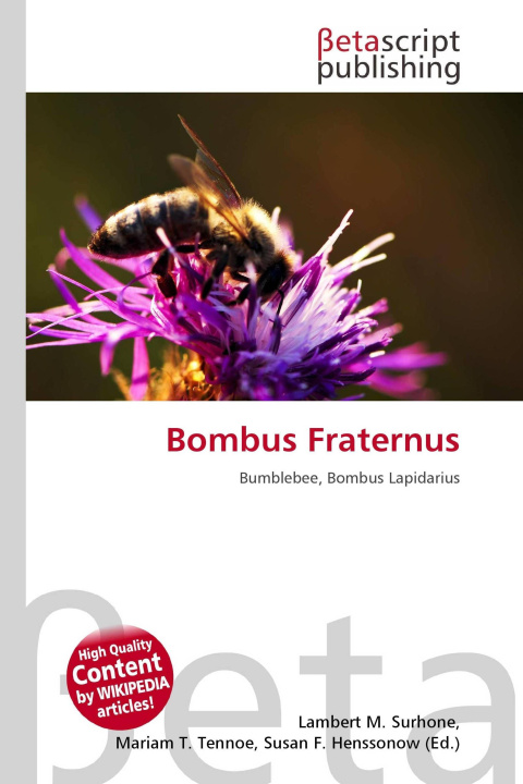 Kniha Bombus Fraternus Mariam T. Tennoe