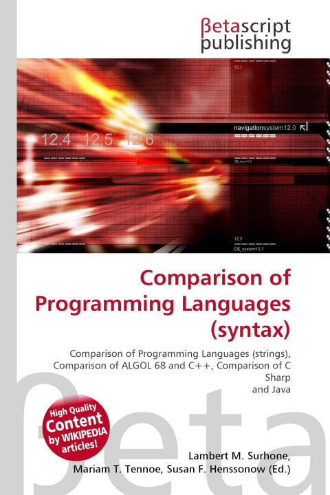 Könyv Comparison of Programming Languages (syntax) Mariam T. Tennoe