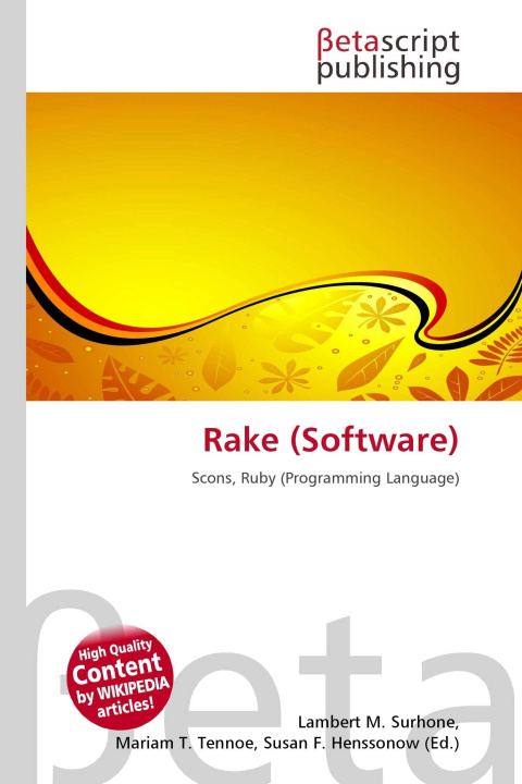 Könyv Rake (Software) Mariam T. Tennoe