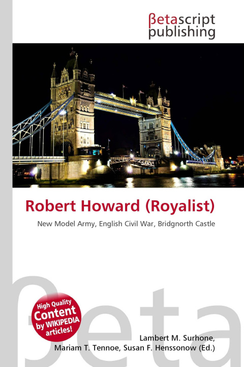 Kniha Robert Howard (Royalist) Mariam T. Tennoe