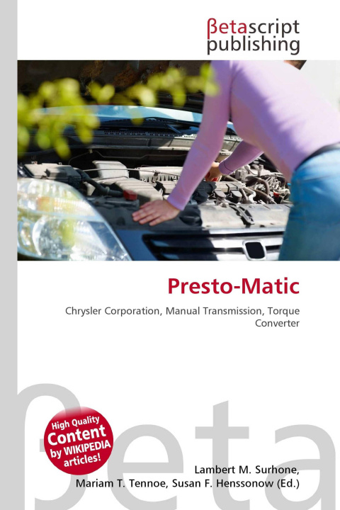 Kniha Presto-Matic Mariam T. Tennoe