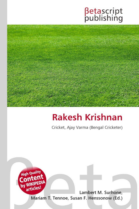 Kniha Rakesh Krishnan Mariam T. Tennoe