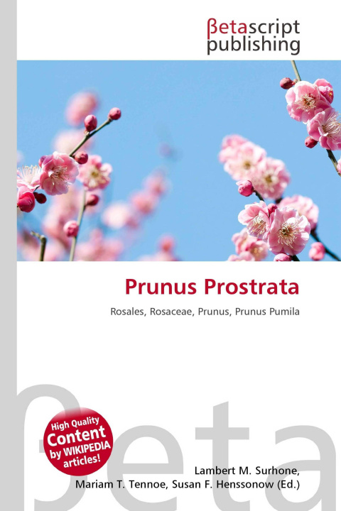 Kniha Prunus Prostrata Mariam T. Tennoe