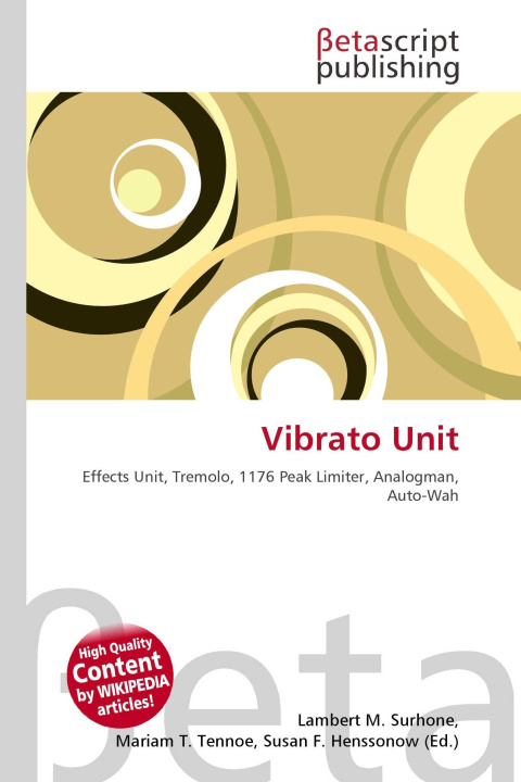 Kniha Vibrato Unit Mariam T. Tennoe