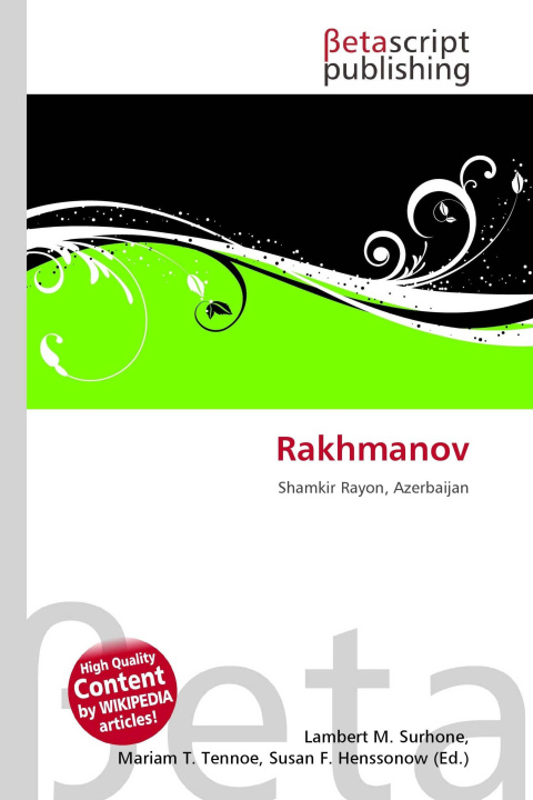 Knjiga Rakhmanov Mariam T. Tennoe