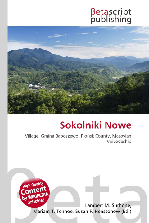 Kniha Sokolniki Nowe Mariam T. Tennoe