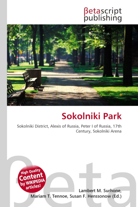 Kniha Sokolniki Park Mariam T. Tennoe