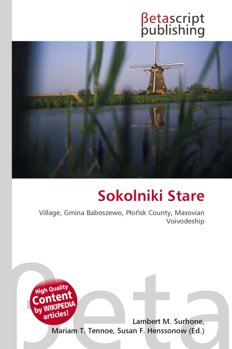 Kniha Sokolniki Stare Mariam T. Tennoe