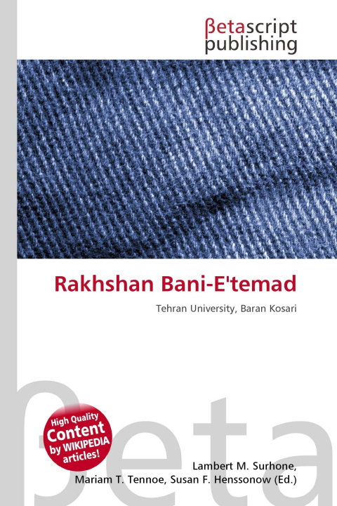 Kniha Rakhshan Bani-E'temad Mariam T. Tennoe