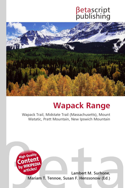 Kniha Wapack Range Mariam T. Tennoe