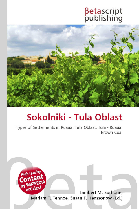 Kniha Sokolniki - Tula Oblast Mariam T. Tennoe