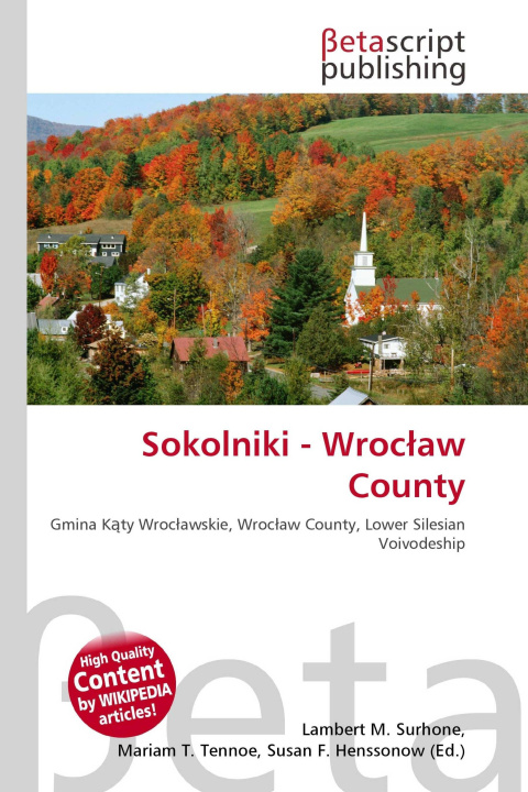 Kniha Sokolniki - Wroc¿aw County Mariam T. Tennoe