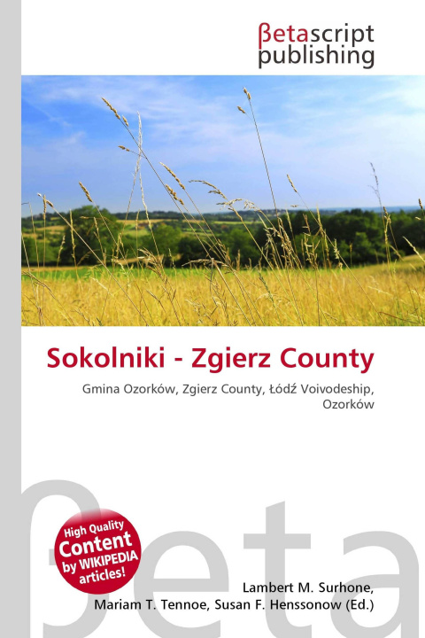 Knjiga Sokolniki - Zgierz County Mariam T. Tennoe