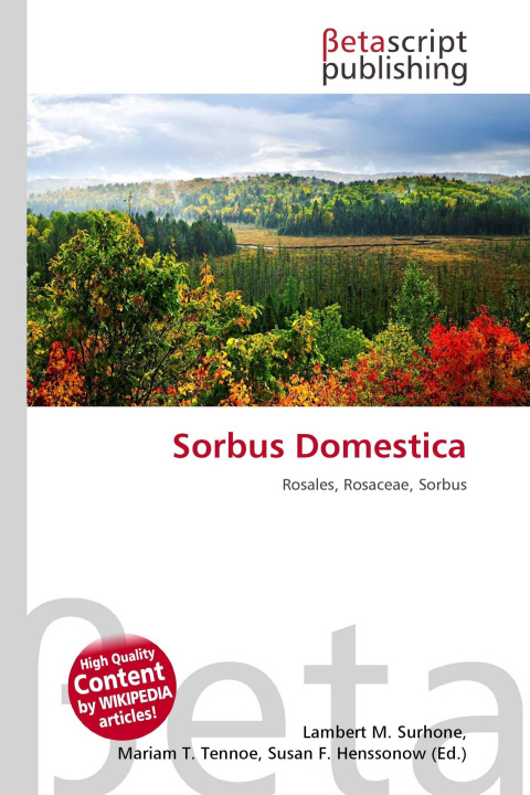 Kniha Sorbus Domestica Mariam T. Tennoe