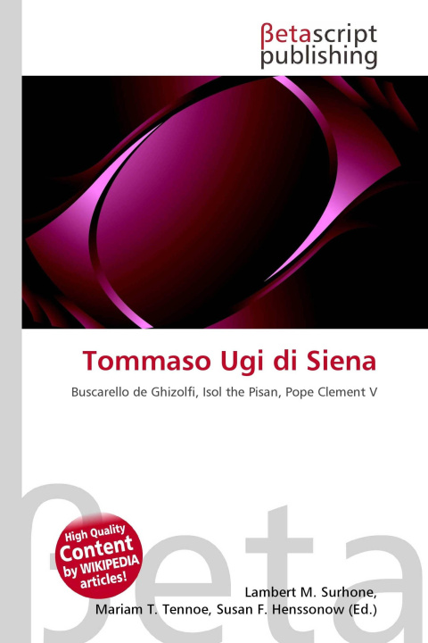 Knjiga Tommaso Ugi di Siena Mariam T. Tennoe
