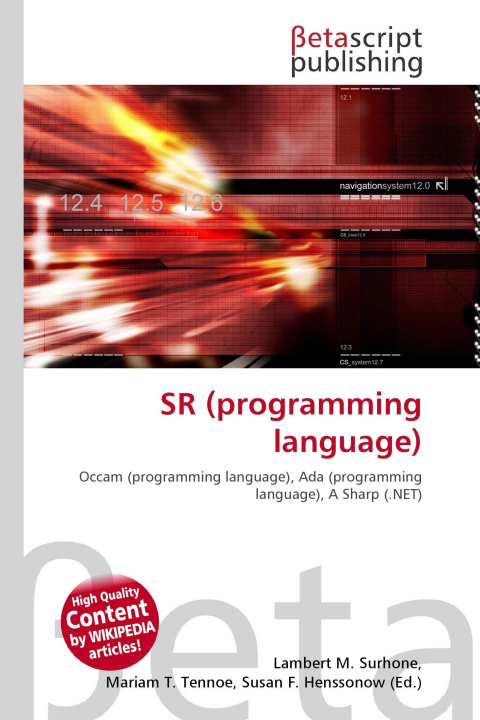 Könyv SR (programming language) Mariam T. Tennoe