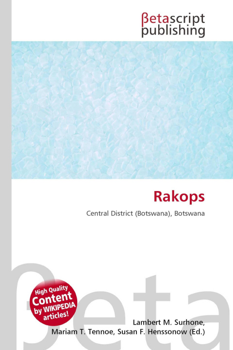 Kniha Rakops Mariam T. Tennoe