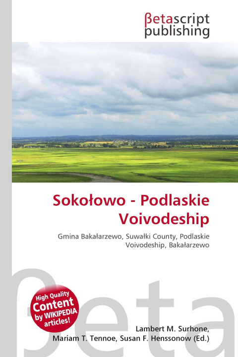 Kniha Soko¿owo - Podlaskie Voivodeship Mariam T. Tennoe